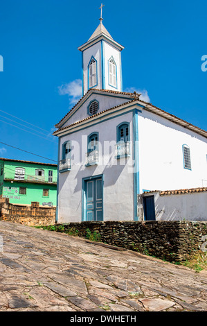 Kirche Nossa Senhora da Luz, Diamantina Stockfoto