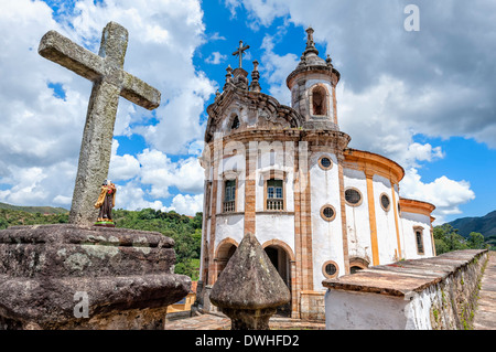 Nossa Senhora Do Rosario, Ouro Preto Stockfoto