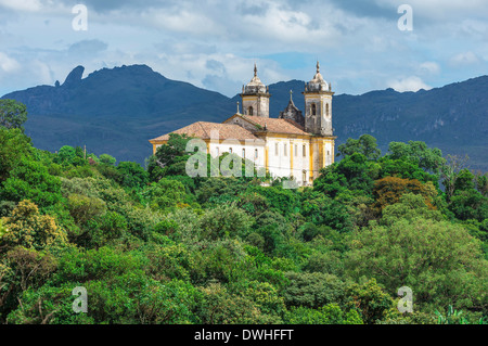 Sao Francisco de Paula Kirche, Ouro Preto Stockfoto