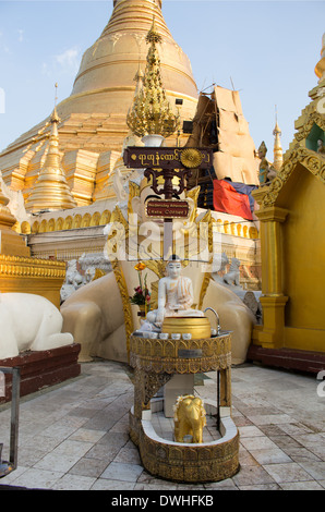 Shwedagon-Pagode Yangon (Rangoon) Myanmar Burma Stockfoto