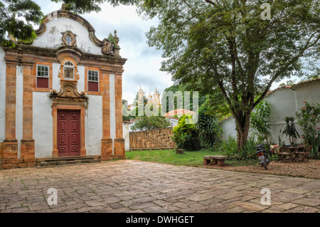 Tiradentes, Nossa Senhora Rosario Kirche do Stockfoto