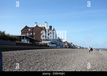 Das Brudenell Hotel am Strand von Aldeburgh, Suffolk Stockfoto