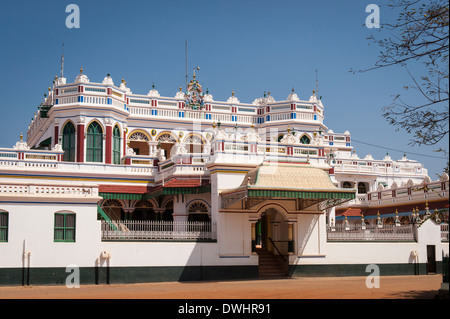 Süd-Süd-Indien, Tamil Nadu Chettinad Karakaikudi Kaufleute Banker industriellen Chettiar Palast der Familie Villa Haus Stockfoto