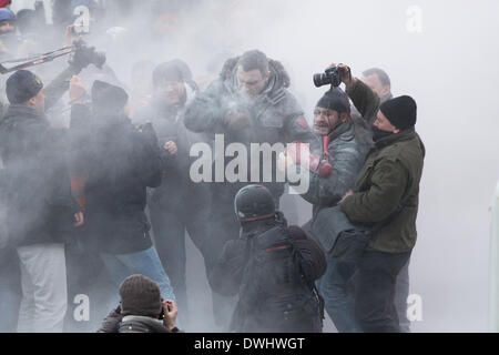Kiew, Ukraine. 19. Januar 2014. Anti-vielzählige Protest in Kiew. Iv Bogdan/NurPhoto/ZUMAPRESS.com/Alamy © Live-Nachrichten