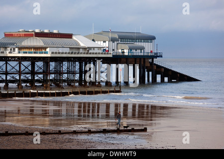 Der Pier bei Cromer an der Norfolk-Küste im Südosten Englands Stockfoto