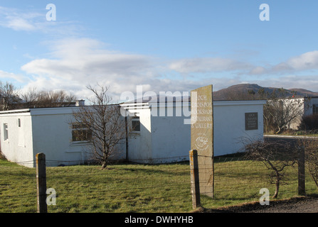 Loch cosipol Buchhandlung und Restaurant balnakeil Craft Village in der Nähe von Durness Schottland März 2014 Stockfoto