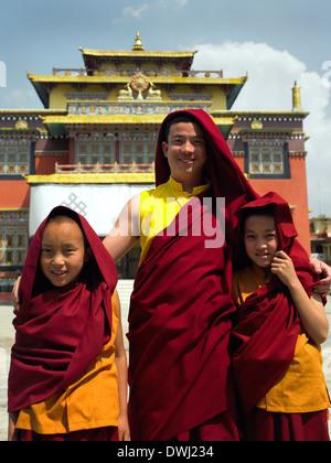 Boudhanath buddhistisches Kloster in Kathmandu, Nepal. Stockfoto