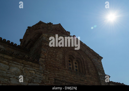 Kirche des Hl. Johannes bei Kaneo, Ohrid, Mazedonien Stockfoto