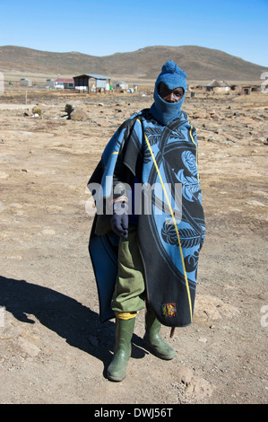 Mann, Lesotho Stockfoto