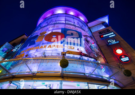 Das Cornerhouse in der Nacht, Nottingham City Centre England UK Stockfoto