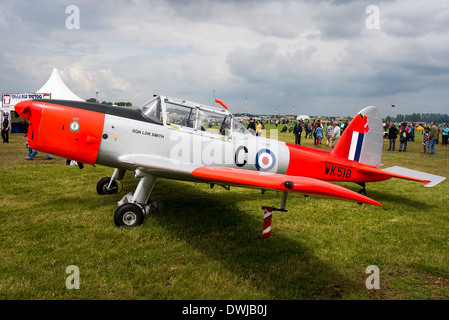 De Havilland Chipmunk Schulflugzeug bei Battle of Britain Memorial Flight UK Stockfoto