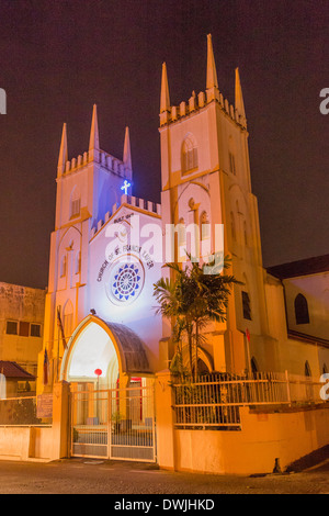 Die Kirche des Heiligen Franz Xaver, Malakka Stockfoto