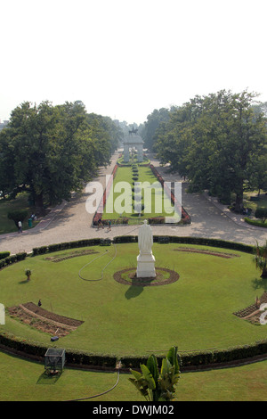 Victoria Memorial Gardens in Kolkata, Westbengalen, Indien. Stockfoto