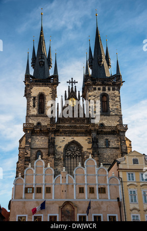 Church of Our Lady vor Týn Stockfoto