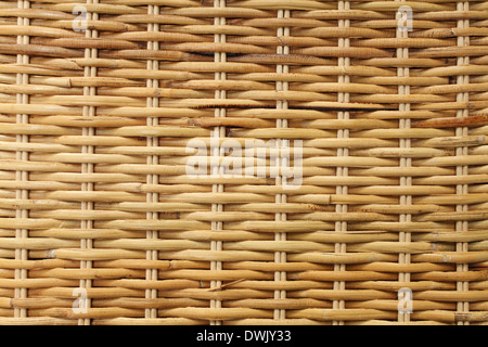 Geflochtene Rattan Textur Hintergrund Stockfoto