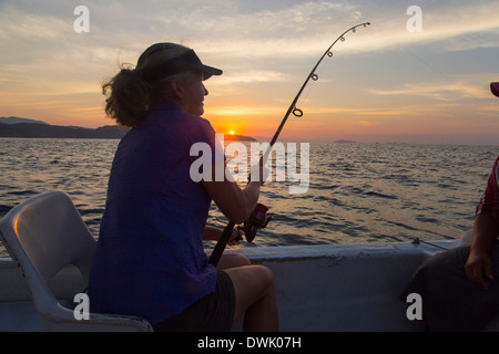 Angeln, Zihuatanejo, Ixtapa, Guerrero, Mexiko Stockfoto