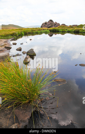 Doxey Pool auf die Kakerlaken Hügel Staffordshire Peak District England UK Stockfoto