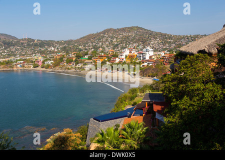 Playa La Madera, Zihuatanejo, Guerrero, Mexiko Stockfoto