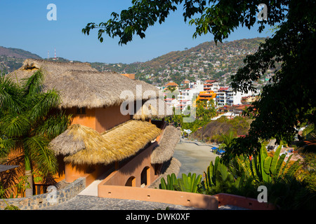 Playa La Madera, Zihuatanejo, Guerrero, Mexiko Stockfoto