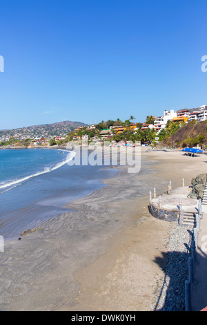 Playa La Madera, Zihuatanejo, Guerrero, Mexiko Stockfoto