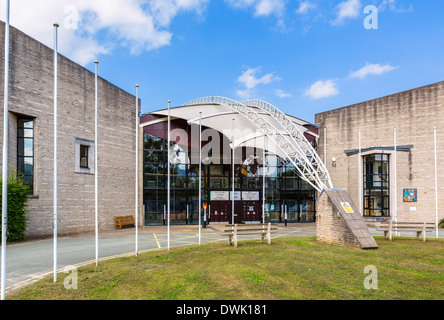 Royal International-Pavillon auf dem Gelände des International Musical Eisteddfod in Llangollen, Denbighshire, Wales, UK Stockfoto