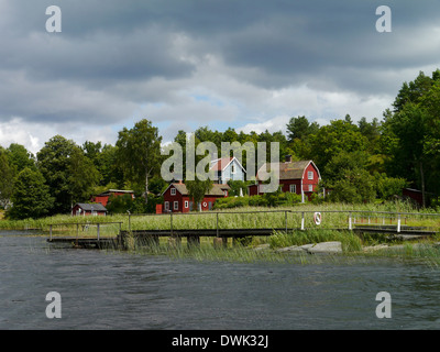 Köpmannebro am Dalsland-Kanal, Västra Götalands Län, Dalsland, Schweden Stockfoto