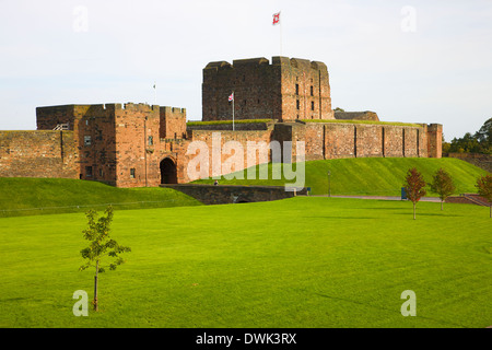 Carlisle Castle mittelalterliche Festung, Carlisle Cumbria England Vereinigtes Königreich Großbritannien Stockfoto
