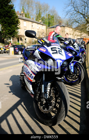 Matlock Bath, Motorrad On Any Sunday. Stockfoto