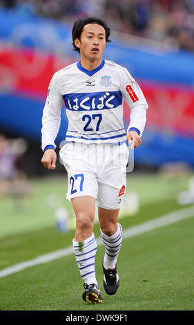 Tokio, Japan. 8. März 2014. Shohei Abe (Ventforet) Fußball: 2014 J.League Division 1 match zwischen F.C.Tokyo 1-1 Ventforet Kofu Ajinomoto-Stadion in Tokio, Japan. © AFLO/Alamy Live-Nachrichten Stockfoto