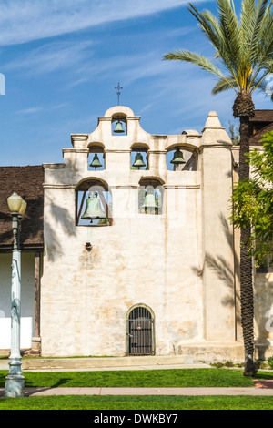 Mission San Gabriel in der City von San Gabriel-California Stockfoto