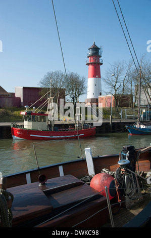 Hafen, Busum Stockfoto