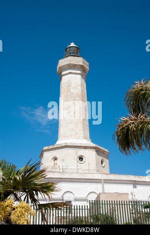 Leuchtturm, Portopalo Stockfoto