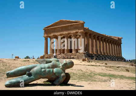 Tal der Tempel in Agrigent Stockfoto