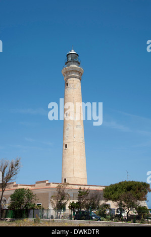 Leuchtturm, San Vito la Capo Stockfoto