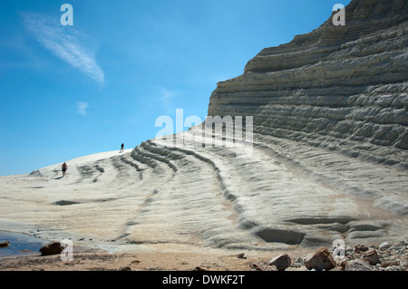 Scala dei Turchi, Realmonte Stockfoto