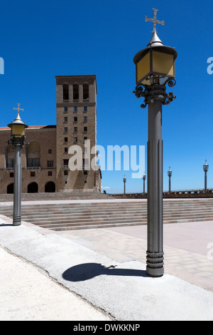 Placa de Santa Maria in Monestir de Montserrat in Katalonien in Spanien Stockfoto