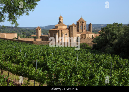 Zisterzienser Kloster von Santa Maria de Poblet (Monestir de Poblet) in der Region Katalonien in Spanien Stockfoto