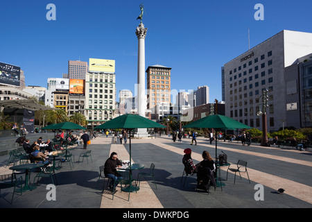 Union Square, San Francisco, Kalifornien, Vereinigte Staaten von Amerika, Nordamerika Stockfoto