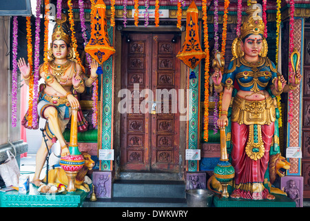 Hindu-Tempel Sri Vadapathira Kaliamman, Indien, Singapur, Südostasien, Asien Stockfoto