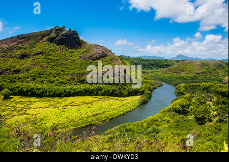 Wailua River, Kauai, Hawaii, Vereinigte Staaten von Amerika, Pazifik Stockfoto