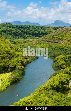 Wailua River, Kauai, Hawaii, Vereinigte Staaten von Amerika, Pazifik Stockfoto