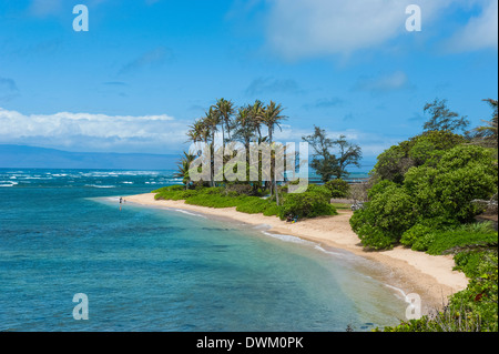 Zwanzig Mile Beach, Insel Molokai, Hawaii, Vereinigte Staaten von Amerika, Pazifik Stockfoto