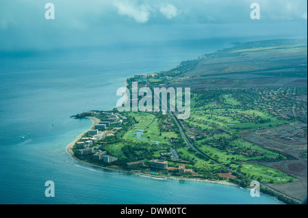 Antenne auf Maui, Hawaii, Vereinigte Staaten von Amerika, Pazifik Stockfoto