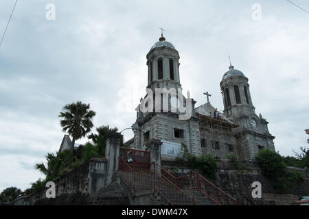 St. Johannes Kathedrale auf der karibischen Insel Antigua. -Oktober 2013. Stockfoto