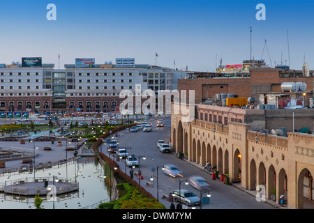 Shar Park und Qaysari Basare, Erbil, Kurdistan, Irak, Naher Osten Stockfoto