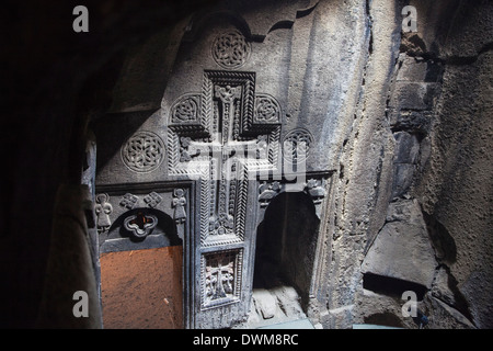 Geghard-Kloster, UNESCO-Weltkulturerbe, Geghard, Yerevan, Armenien, Zentralasien, Asien Stockfoto