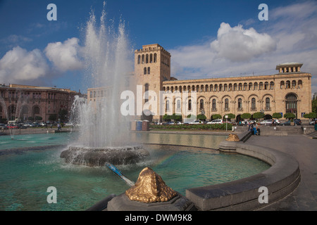 Platz der Republik, Eriwan, Armenien, Zentral-Asien, Asien Stockfoto