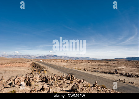 Arequipa, Chivay, Salinas und Aguada Blanca National Reservierung Stockfoto