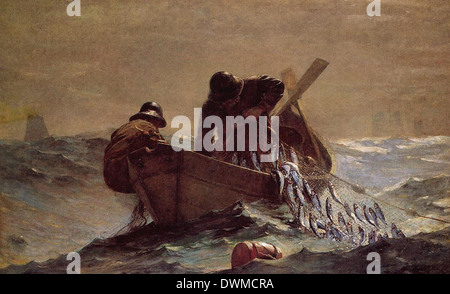 Winslow Homer - der Hering Net Stockfoto