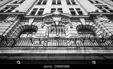 Koloniale Architektur entlang dem Bund in Shanghai, China. Stockfoto
